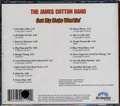 The James Cotton Band - Got My Mojo Workin' (marked/ltd stock) Music CD
