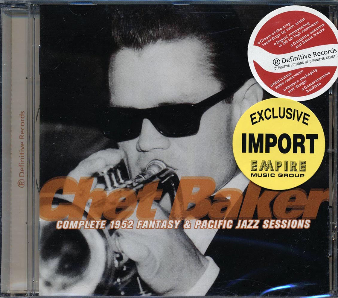 Chet Baker - Complete 1952 Fantasy & Pacific Jazz Sessions Music CD