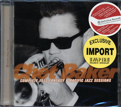 Chet Baker - Complete 1952 Fantasy & Pacific Jazz Sessions Music CD