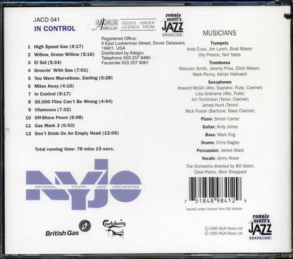 National Youth Jazz Orchestra - In Control (marked/ltd stock) Music CD