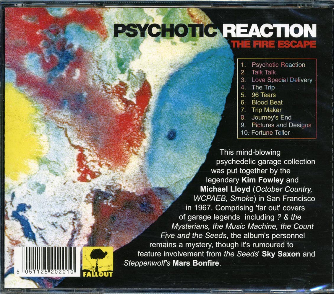 The Fire Escape - Psychotic Reaction Music CD