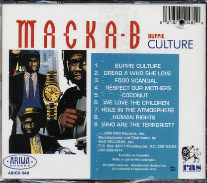 Macka B - Buppie Culture (marked/ltd stock) Music CD