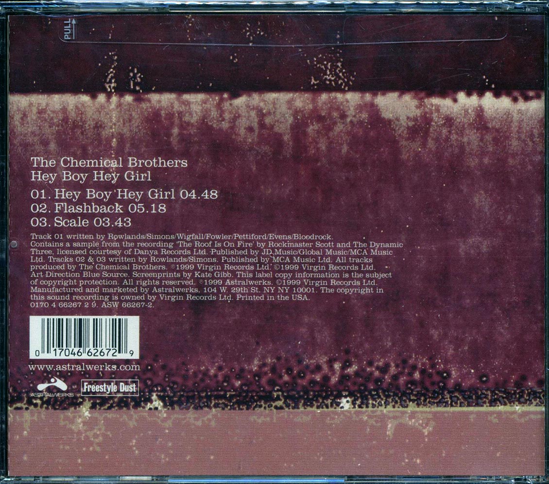 The Chemical Brothers - Hey Boy Hey Girl Music CD