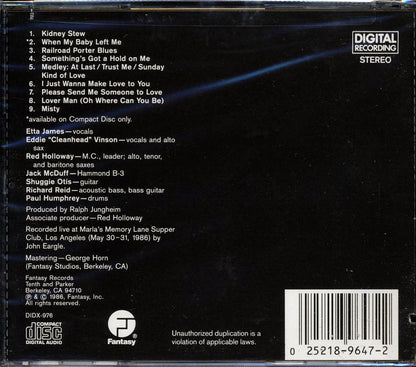 Etta James, Eddie Cleanhead Vinson - Blues In The Night (marked/ltd stock) Music CD