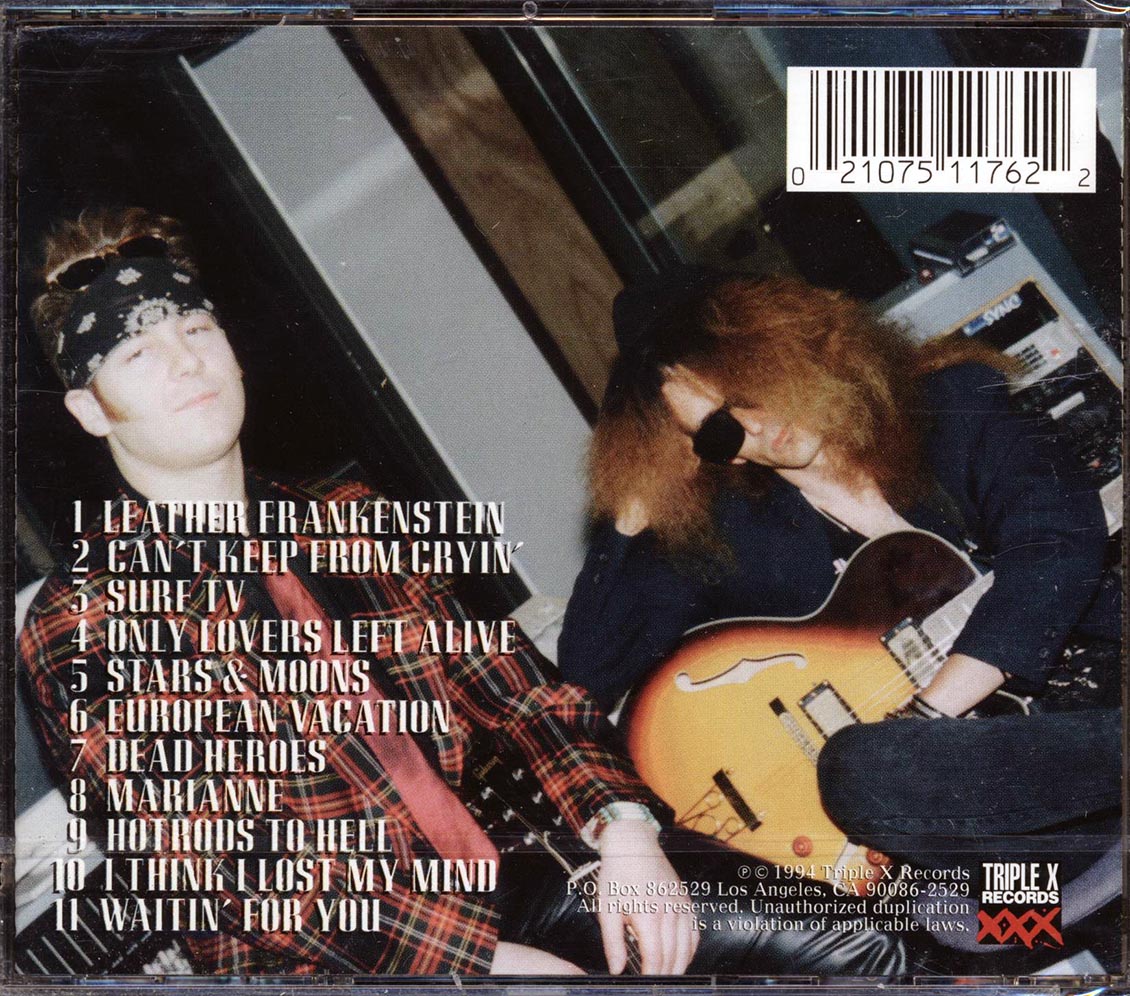 Jeff Dahl & The Spiders From Uranus - Leather Frankenstein (marked/ltd stock) Music CD