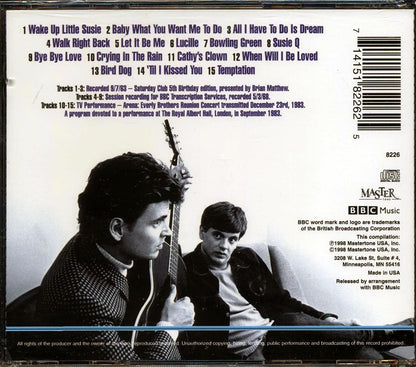 The Everly Brothers - Live At The BBC Music CD