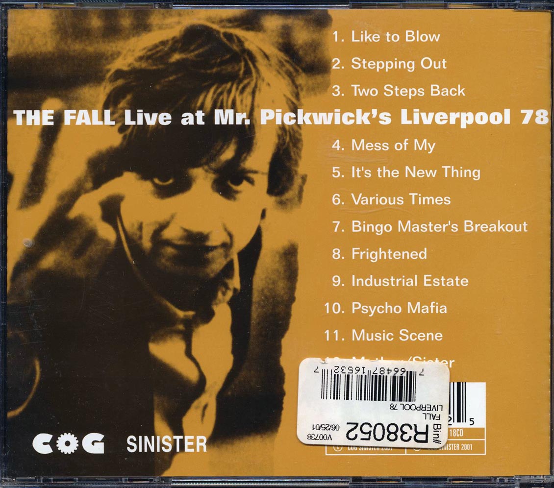 The Fall - Liverpool 78 Music CD