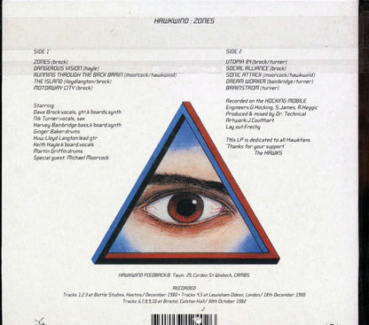 Hawkwind - Zones (deluxe mini-LP slipsleeve edition) Music CD