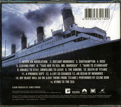 James Horner - Titanic: Music From The Motion Picture Music CD