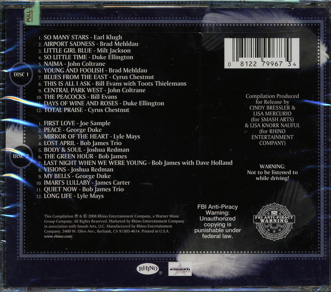 Earl Klugh, Milt Jackson, Duke Ellington, John Coltrane, Etc. - Bedtime Beats: The Secret To Sleep (2xCD) Music CD