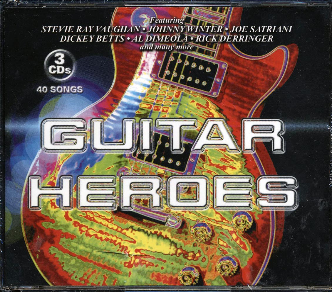 Santana Ted Nugent Boston Etc Guitar Heroes 3xCD Music CD
