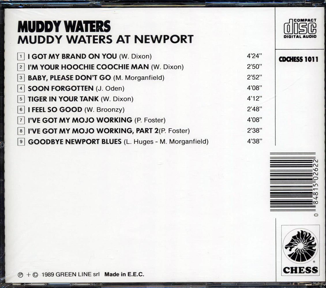 Muddy Waters Muddy Waters At Newport Music CD