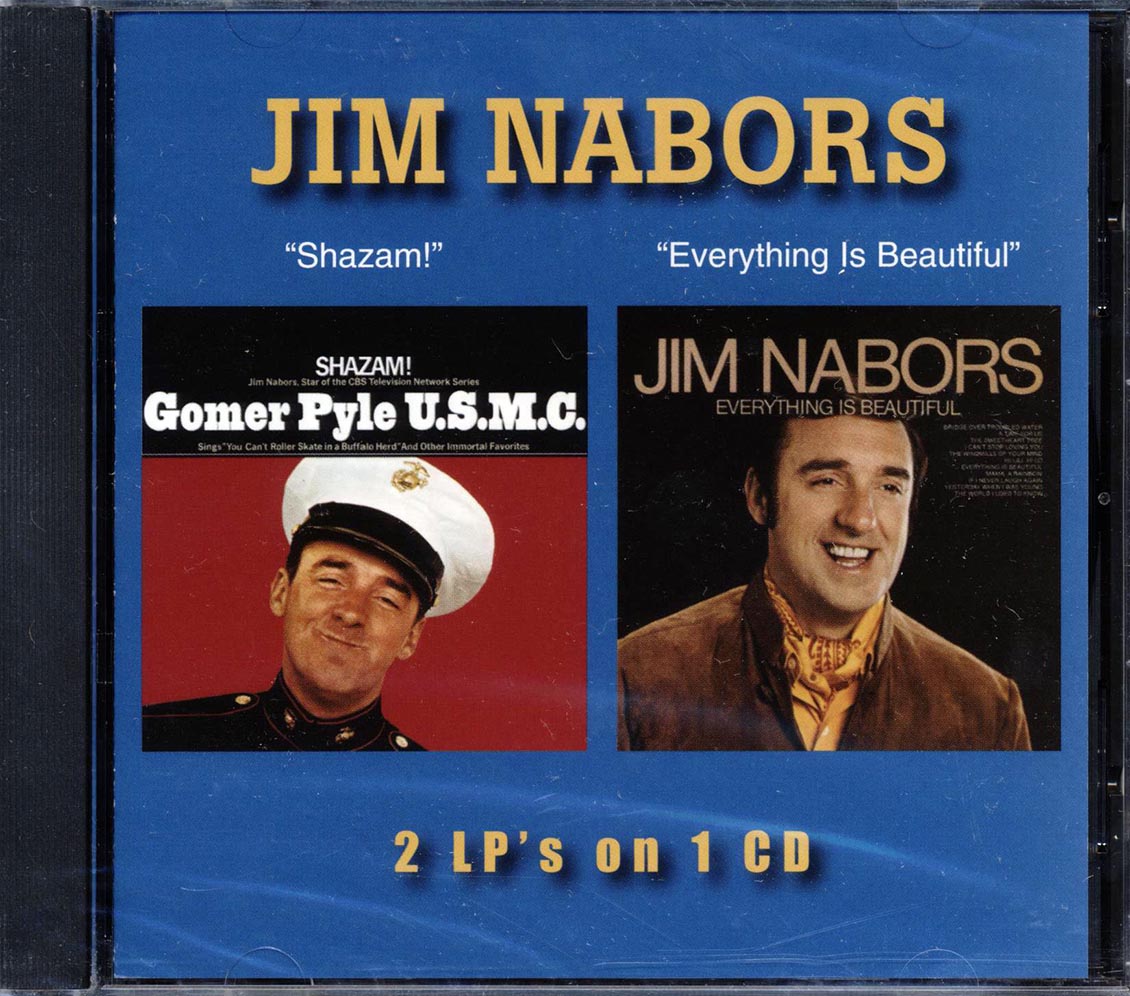 Jim Nabors - Shazam + Everything Is Beautiful (2 albums on 1 CD) (23 tracks) Music CD