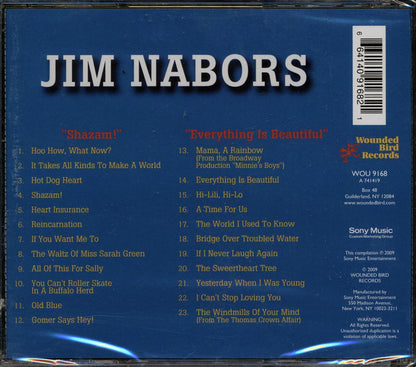 Jim Nabors - Shazam + Everything Is Beautiful (2 albums on 1 CD) (23 tracks) Music CD