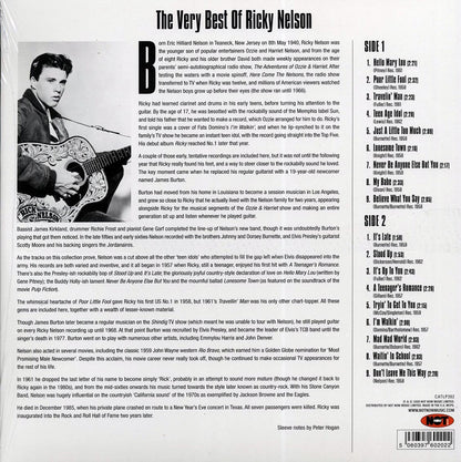 Ricky Nelson - The Very Best Of Ricky Nelson (180g) Vinyl Record