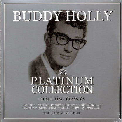 Buddy Holly - The Platinum Collection (50 tracks) (3xLP) (white vinyl) Vinyl Record