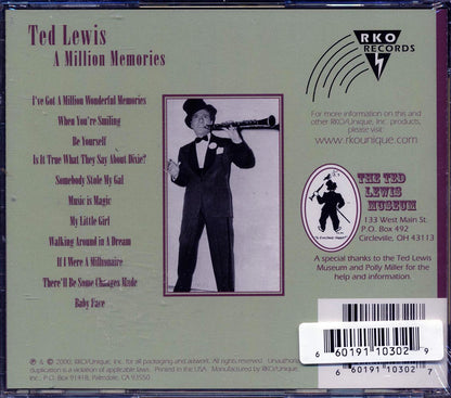 Ted Lewis A Million Memories Music CD