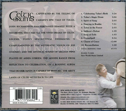 John Richardson - Celtic Drums Music CD