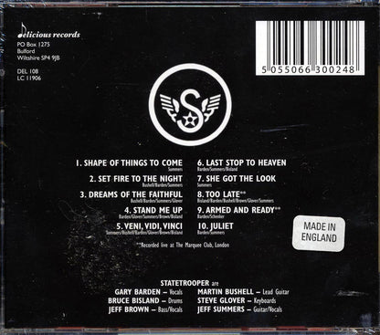 Statetrooper - 2002 Music CD