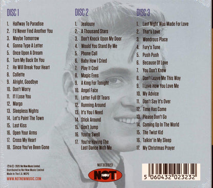 Billy Fury - The  Very Best Of Billy Fury: 52 Original Recordings (52 tracks) (3xCD) (deluxe 3-fold digipak) Music CD