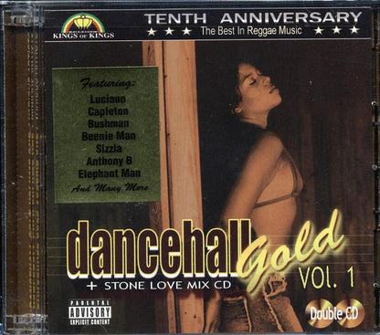 Prezident Brown, Buju Banton, Capleton, Bushman, Beenie Man, Etc. - Dancehall Gold Volume 1 + Stone Love Mix CD (41 tracks) (2xCD) Music CD