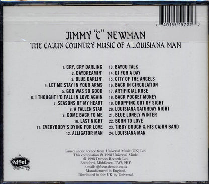 Jimmy C Newman - The Cajun Country Music Of A Louisiana Man (24 tracks) Music CD