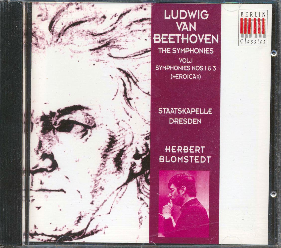 Beethoven, Herbert Blomstedt, Staatskapelle Dresden - Beethoven Sinfonien Vol 1 Nr, 1 & 3 Music CD