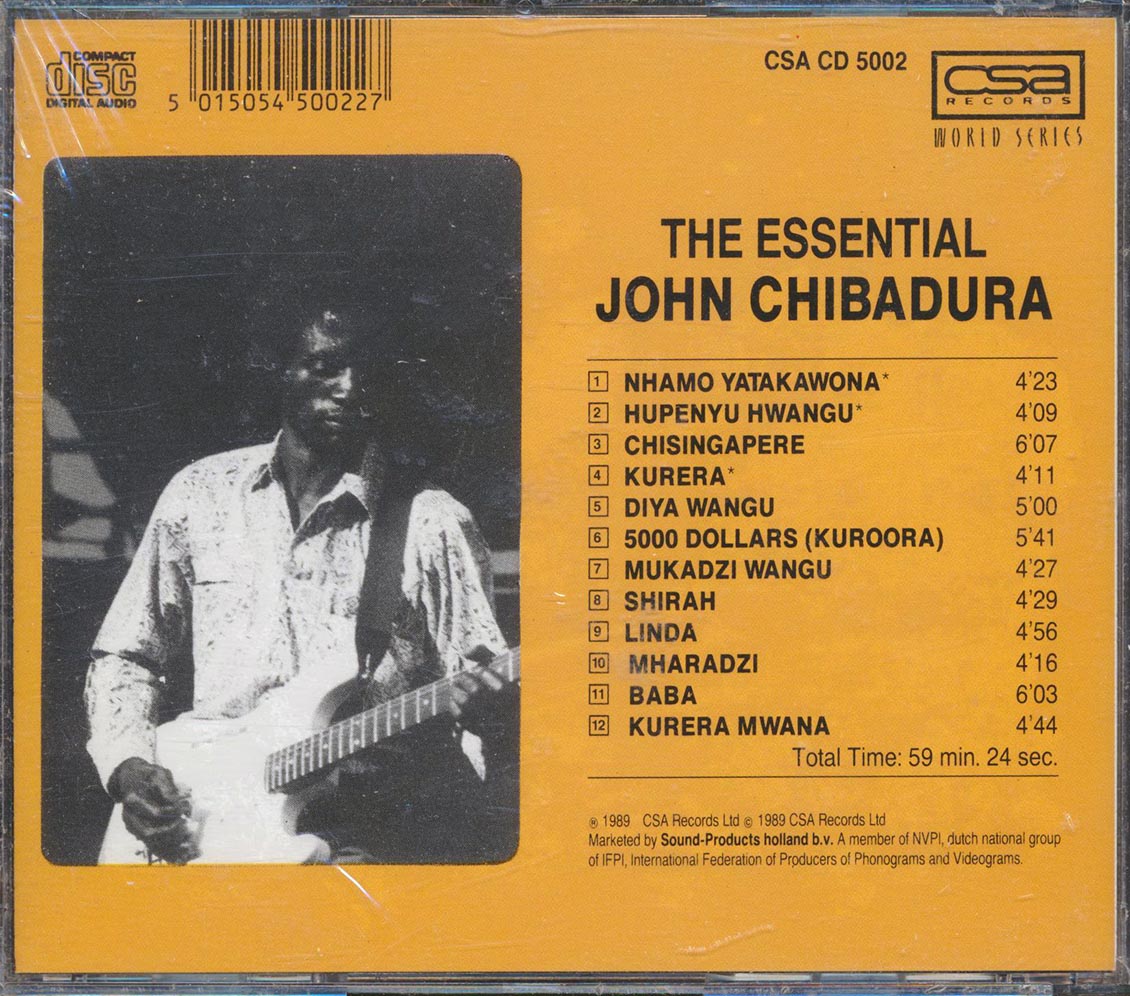 John Chibadura - The Essential John Chibadura Music CD