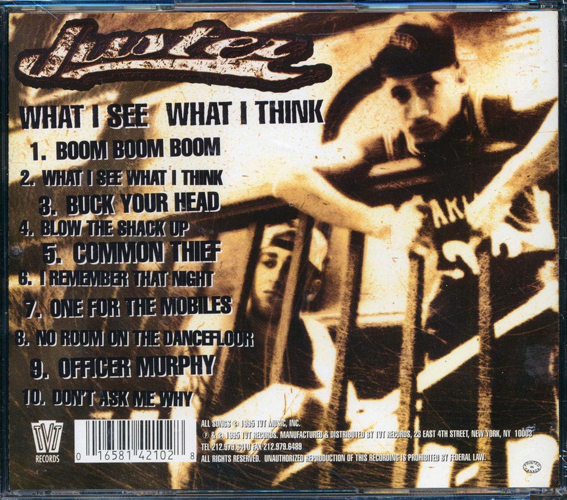 Juster - What I See What I Think Music CD