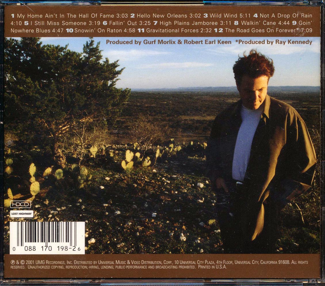 Robert Earl Keen - Gravitational Forces Music CD