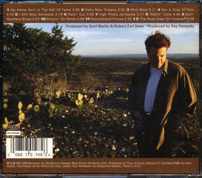 Robert Earl Keen - Gravitational Forces Music CD