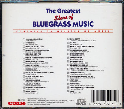 Jim & Jesse, Mac Wiseman, Donna Stoneman, Grandpa Jones, Etc. - The Greatest Stars Of Bluegrass Music (marked/ltd stock) Music CD