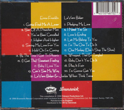 Erma Franklin, LaVern Baker - Brunswick's Super Soul Sisters (20 tracks) Music CD