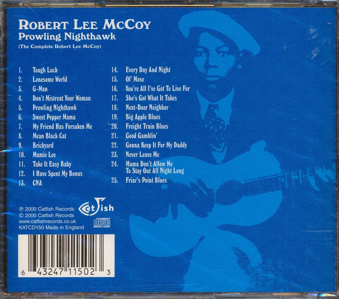 Robert Lee McCoy - Prowling Nighthawk: The Complete Robert Lee McCoy (25 tracks) Music CD