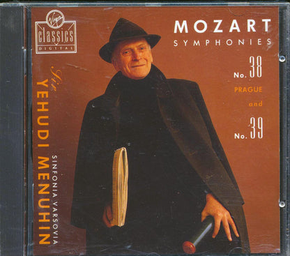 Mozart, Sir Yehudi Menuhin, Sinfonia Varsovia - Symphonies No. 38 Prague And No. 39 Music CD