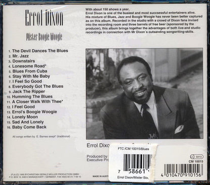 Errol Dixon - Mister Boogie Woogie Music CD