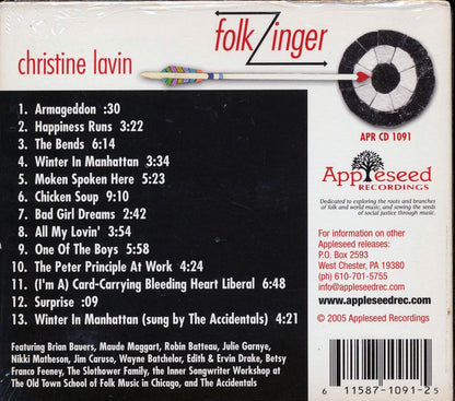 Christine Lavin - FolkZinger Music CD