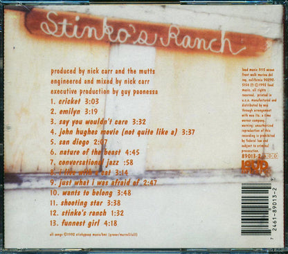 The Mutts - Stinko's Ranch Music CD