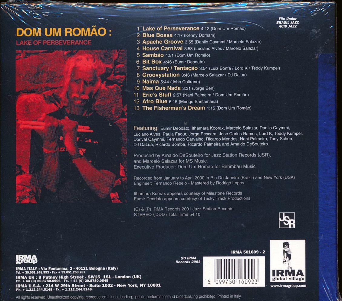 Dom Um Romao - Lake Of Perseverance Music CD