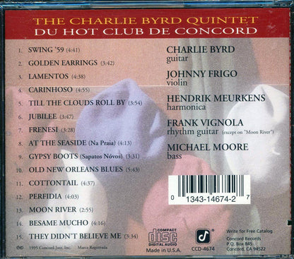 Charlie Byrd Quintet - Du Hot Club De Concord Music CD