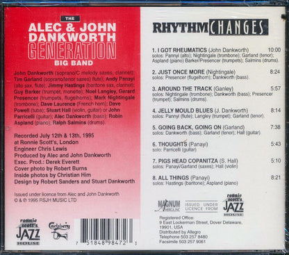 The Alec & John Dankworth Generation Big Band - Rhythm Changes Music CD