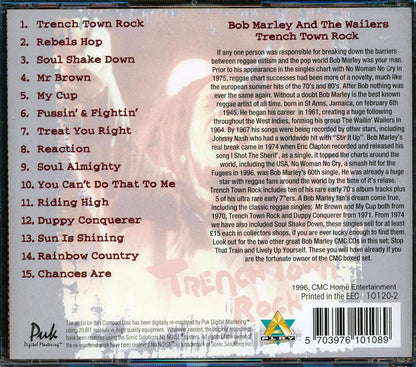 Bob Marley - Trench Town Rock Music CD