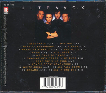 Ultravox - Dancing With Tears In My Eyes Music CD