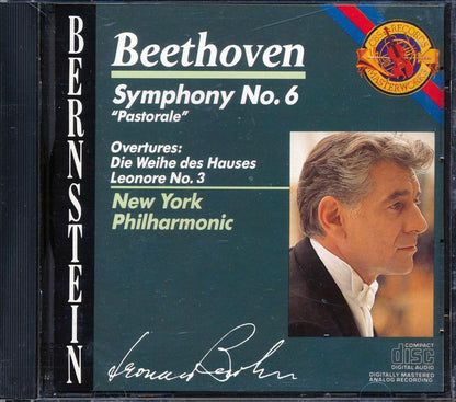 Leonard Bernstein, Beethoven - Symphony No. 6; The Consecration Of The House Overture; Leonore Overture Music CD