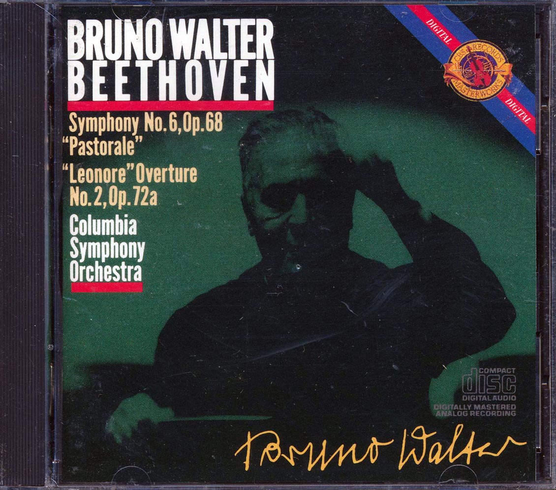 Bruno Walter, Beethoven, Columbia Symphony Orchestra - Symnphony No. 6; Leonore Overture Music CD