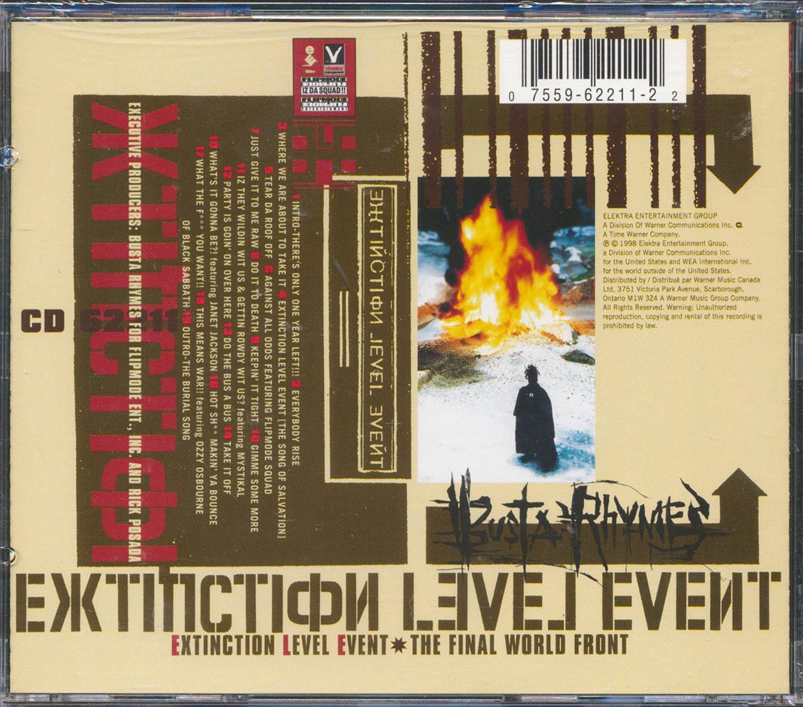Busta Rhymes - Extinction Level Event: The Final World Front Music CD