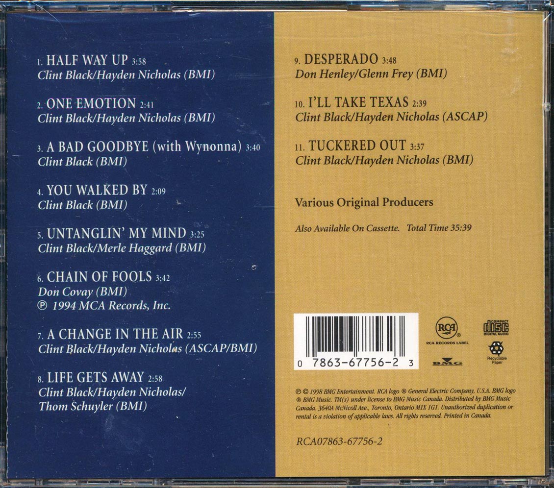Clint Black - Super Hits Music CD