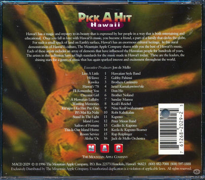 Hawaiian Style Band, Gabby Pahinui, The Brothers Cazimero, Etc. - Pick A Hit Hawaii Music CD