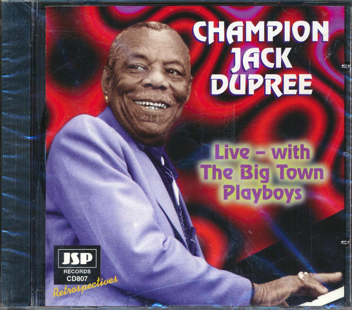 Champion Jack Dupree - Live With The Big Town Playboys Music CD