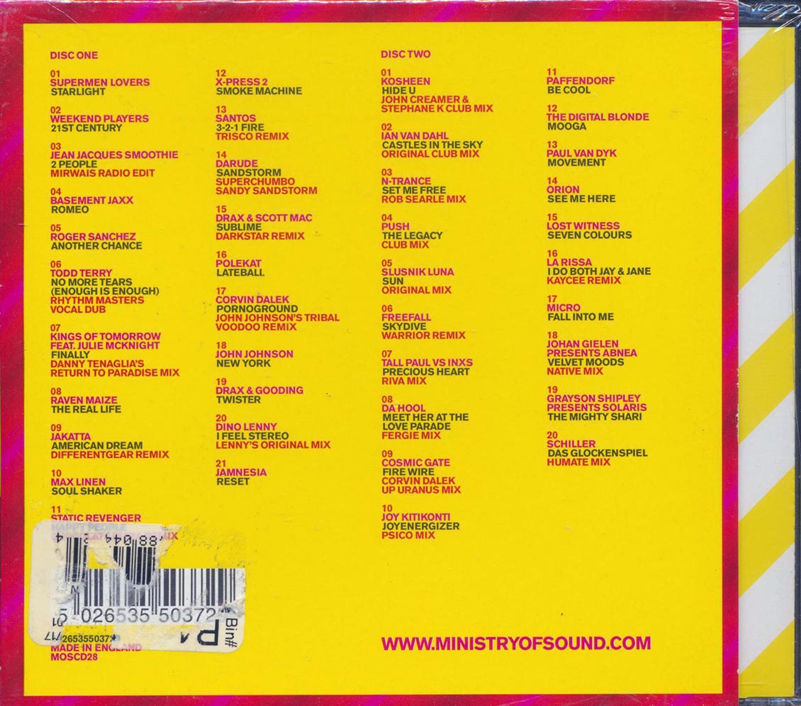 Supermen Lovers, Weekend Players, Basement Jaxx, Etc. - Club Nation 2001 Music CD